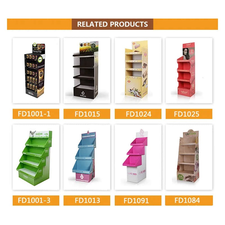 Advertising shelves