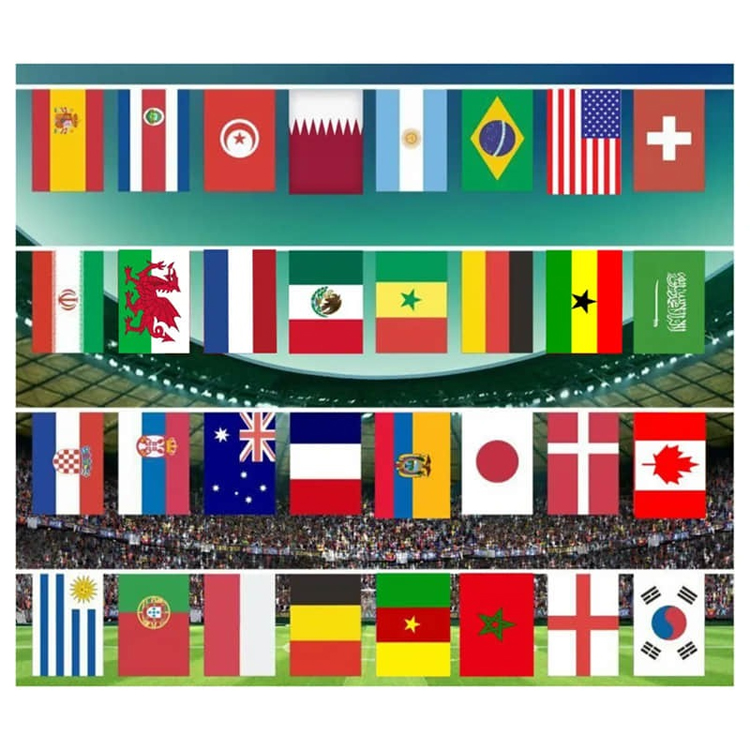 String of flags