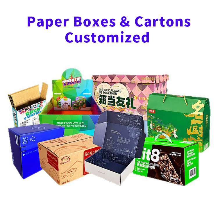 Promotional boxes and cartons