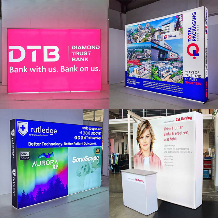 Illuminated signs, advertising light boxes