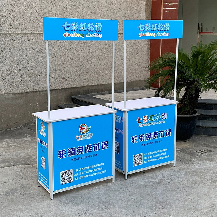 Advertising table/tablecloth