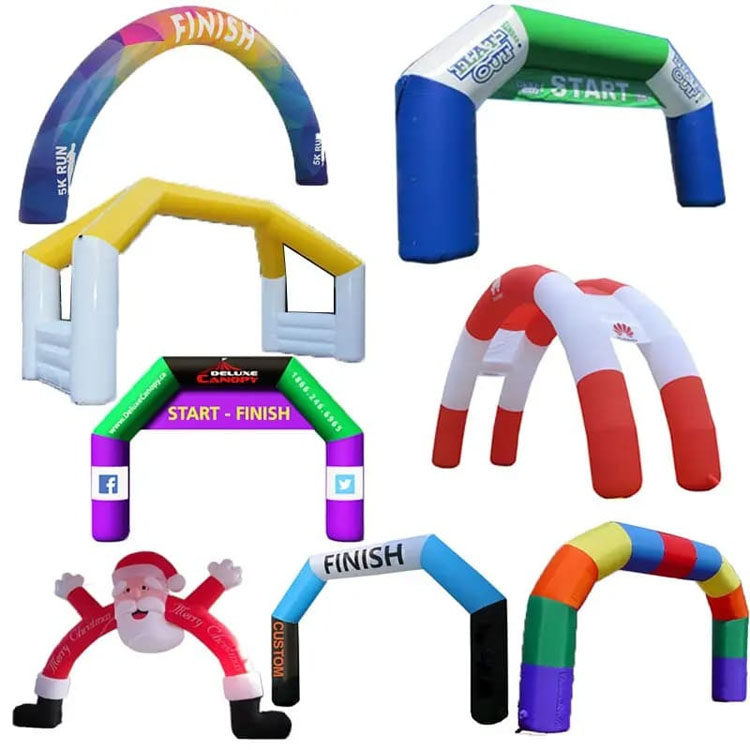 Inflatable arch