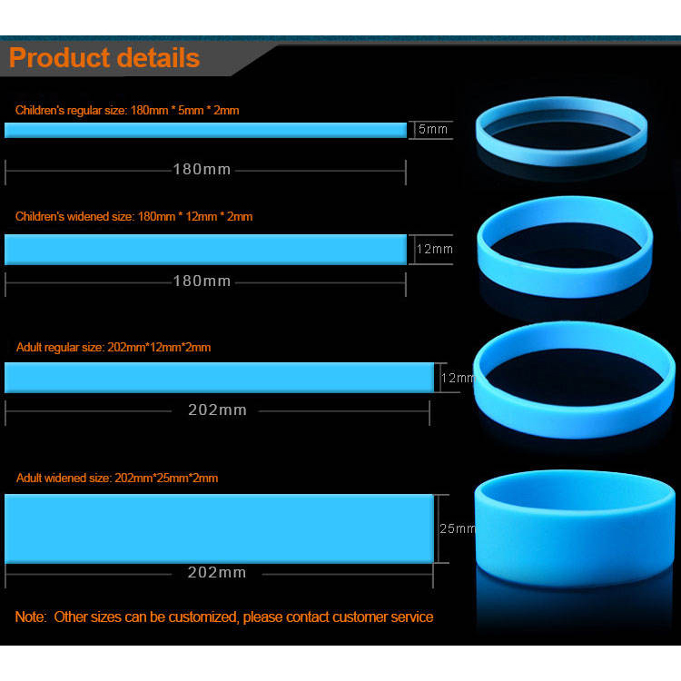 Silicone wristband