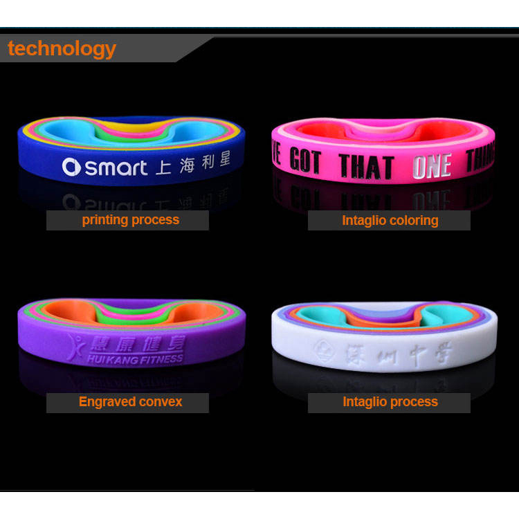 Silicone wristband