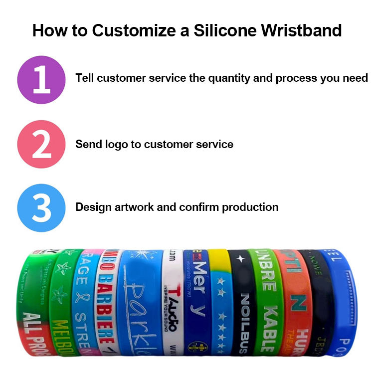 Silicone wristband