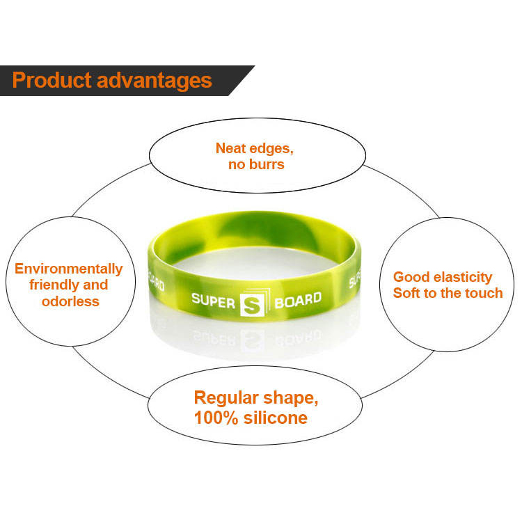 Silicone wristband